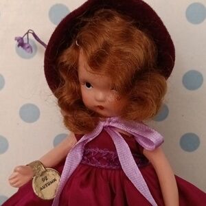 Nancy Ann Storybook Doll #92 -Season Series Autumn w/Box, Tag & More